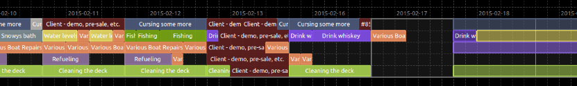Project time log